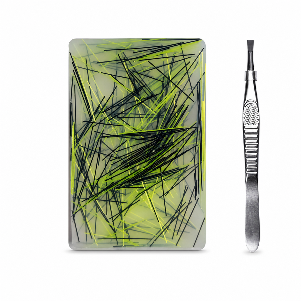 🧩 Rectangular Picking Fidget Toy with Tweezers