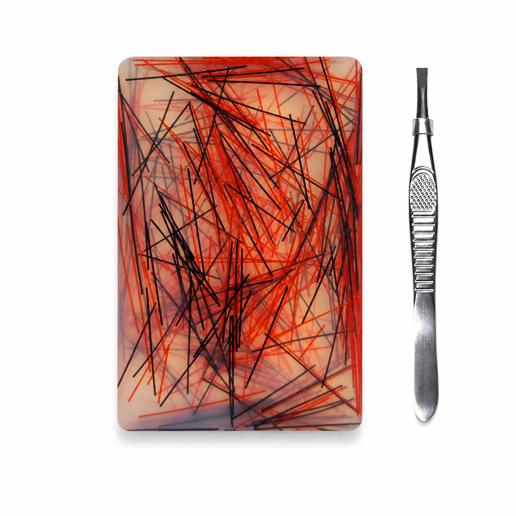 🧩 Rectangular Picking Fidget Toy with Tweezers