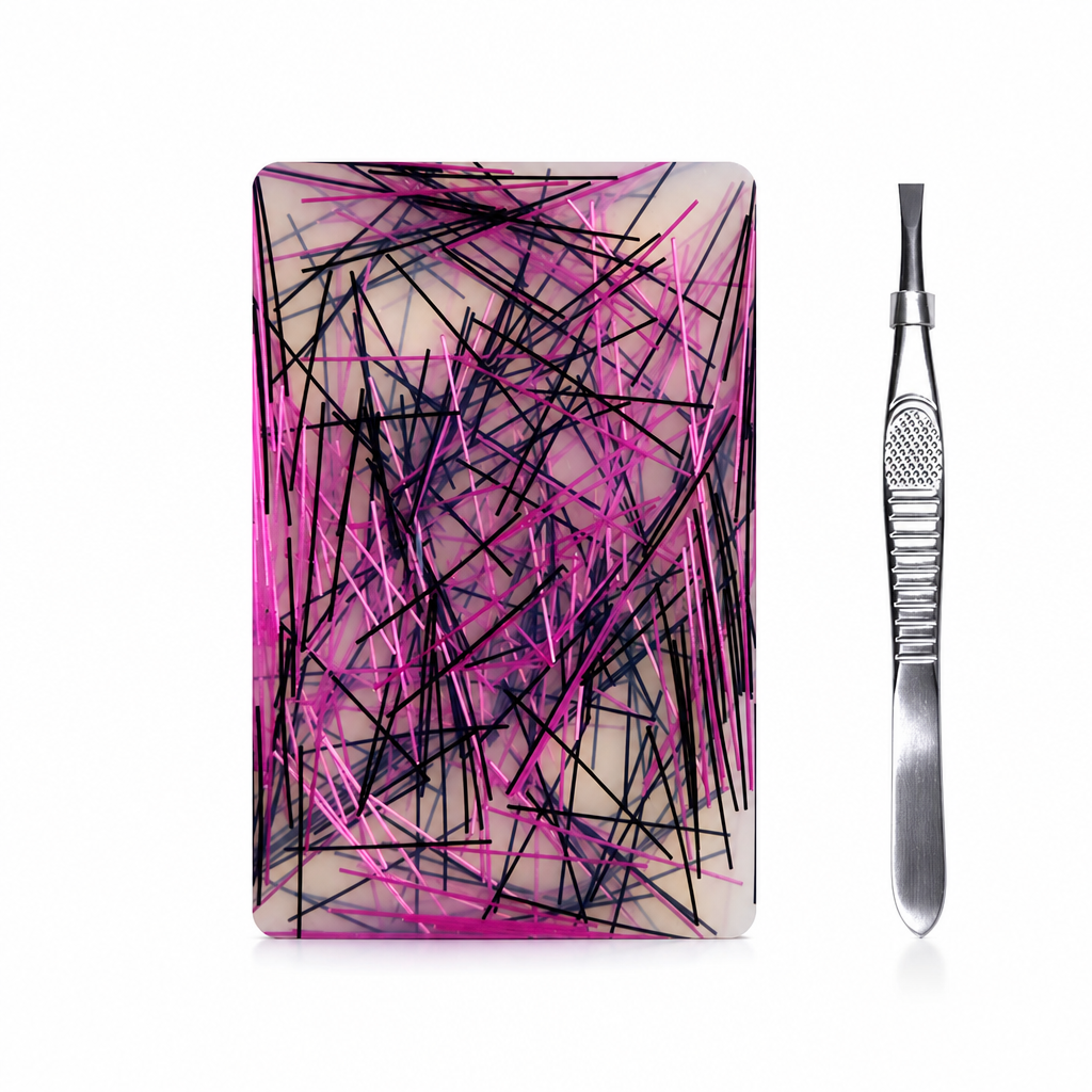 🧩 Rectangular Picking Fidget Toy with Tweezers