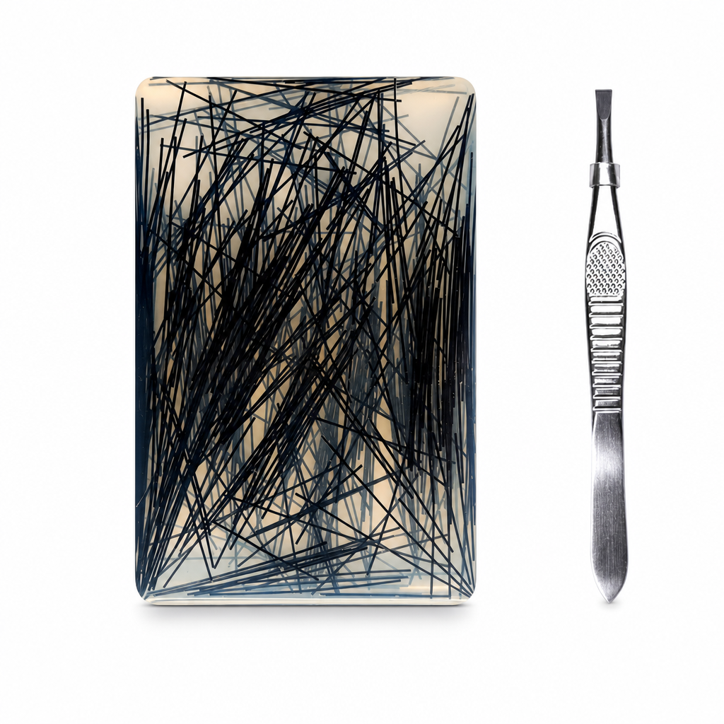 🧩 Rectangular Picking Fidget Toy with Tweezers