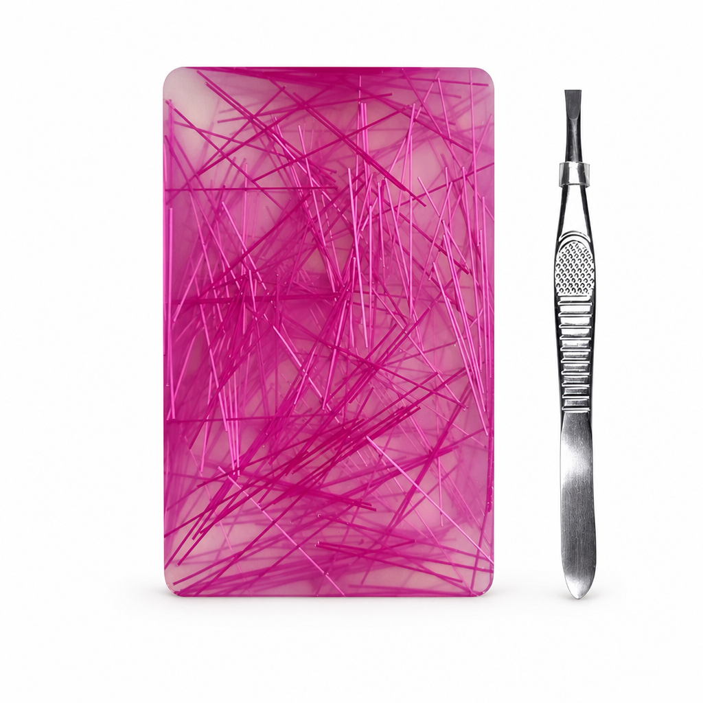 🧩 Rectangular Picking Fidget Toy with Tweezers