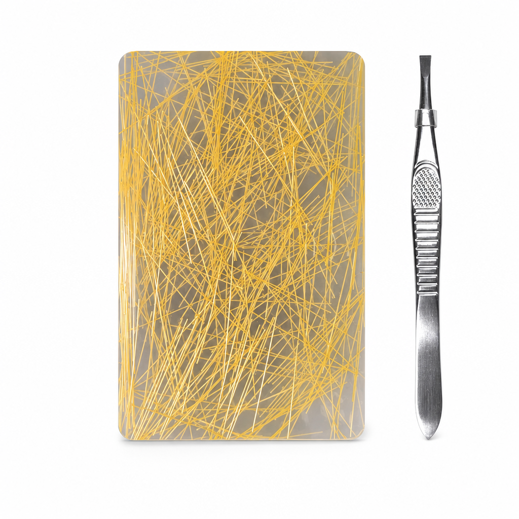 🧩 Rectangular Picking Fidget Toy with Tweezers