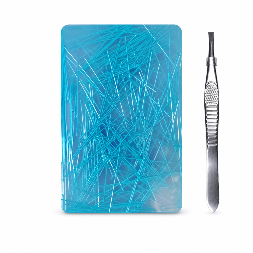 🧩 Rectangular Picking Fidget Toy with Tweezers