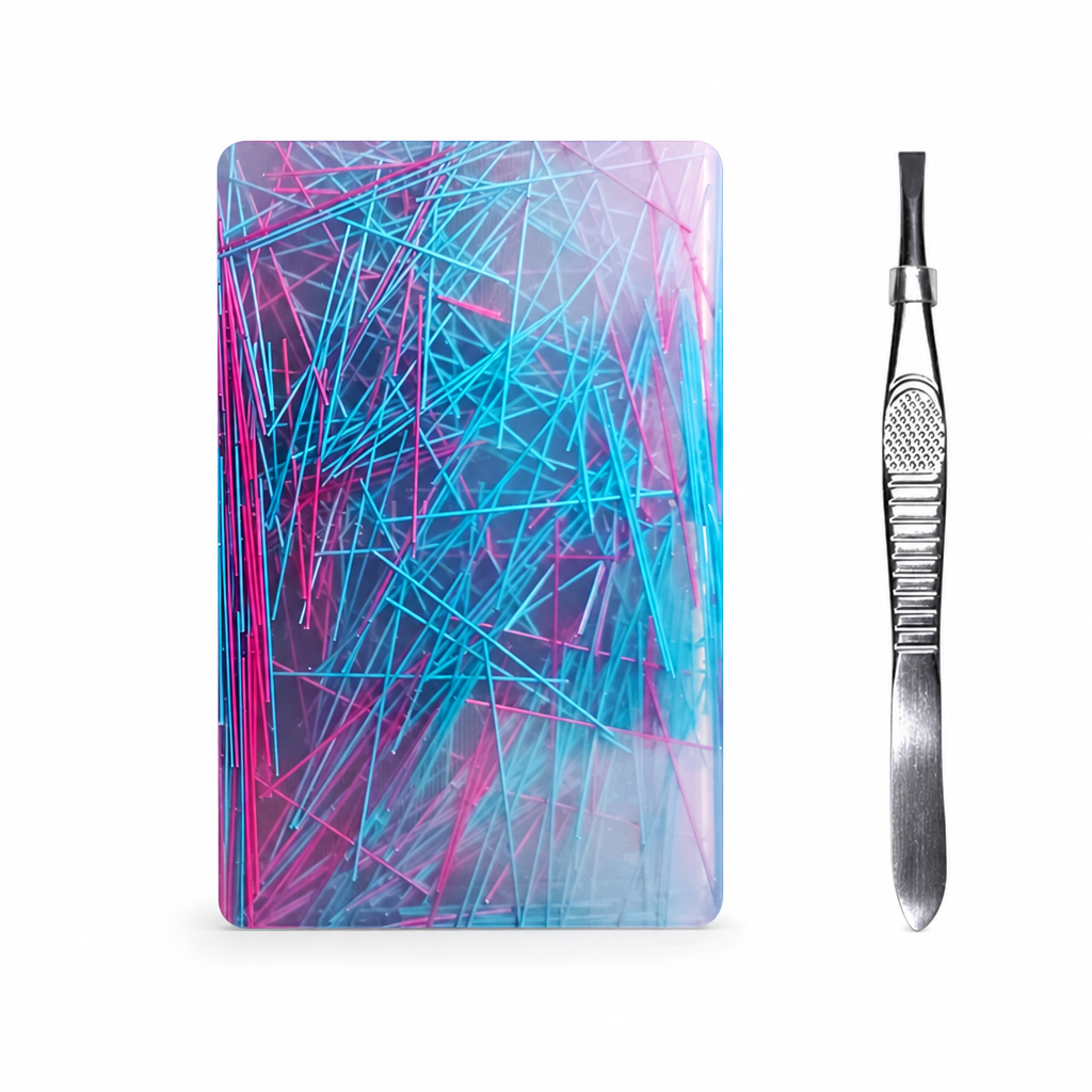 🧩 Rectangular Picking Fidget Toy with Tweezers