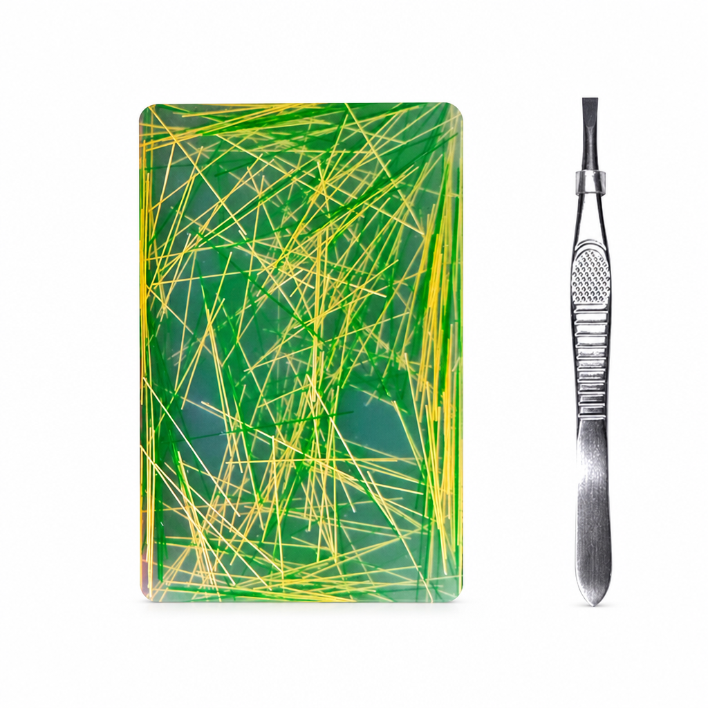 🧩 Rectangular Picking Fidget Toy with Tweezers