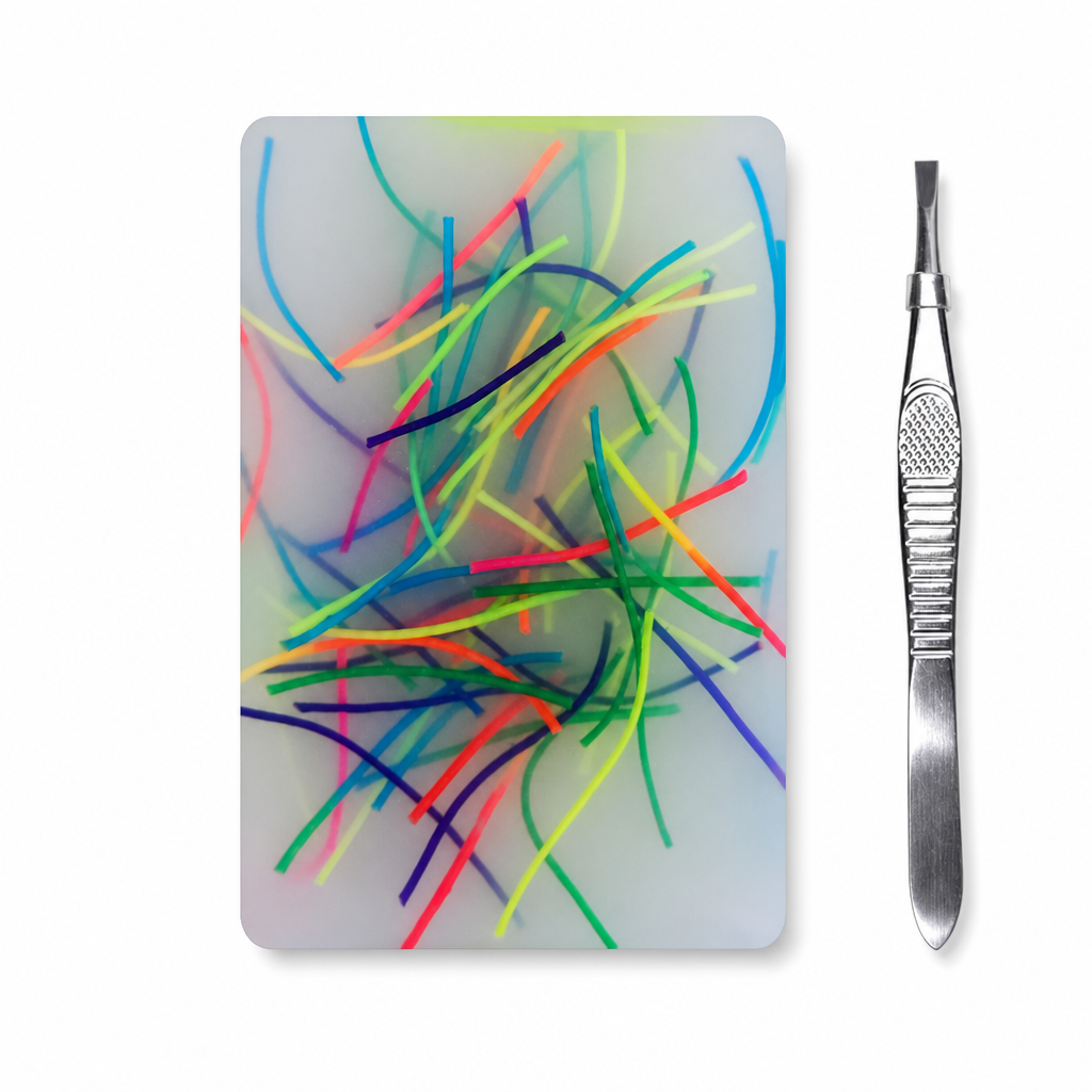 🧩 Rectangular Picking Fidget Toy with Tweezers