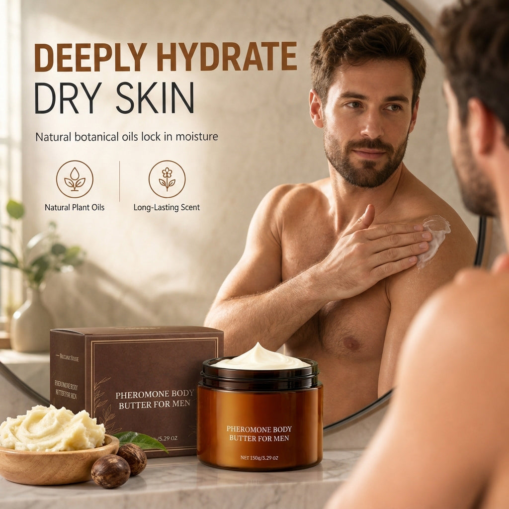 🧴 Men's Daily Moisturizing Body Butter