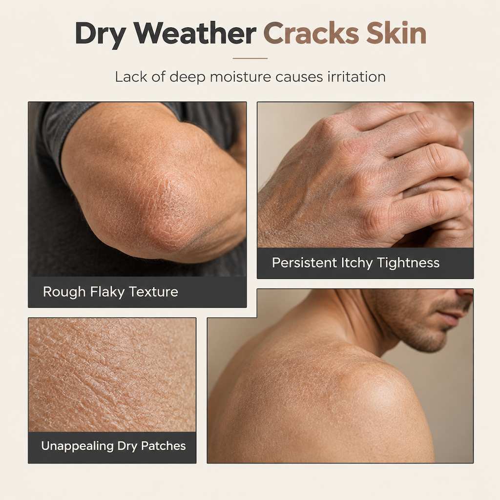 🧴 Men's Daily Moisturizing Body Butter