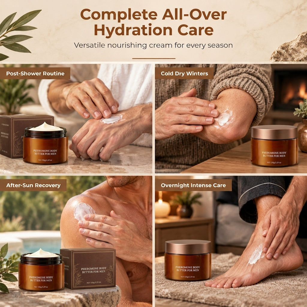 🧴 Men's Daily Moisturizing Body Butter