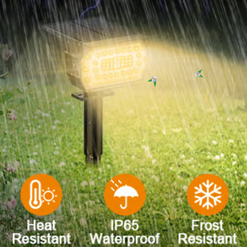 ☀️ Outdoor LED Solar Spotlights for Garden & Pathway