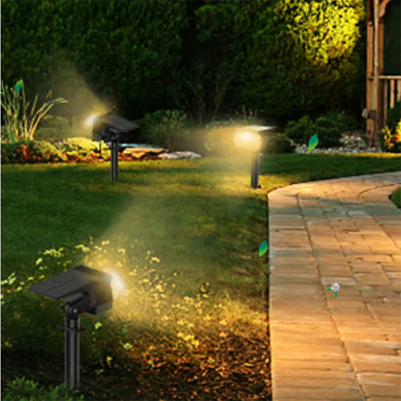 ☀️ Outdoor LED Solar Spotlights for Garden & Pathway