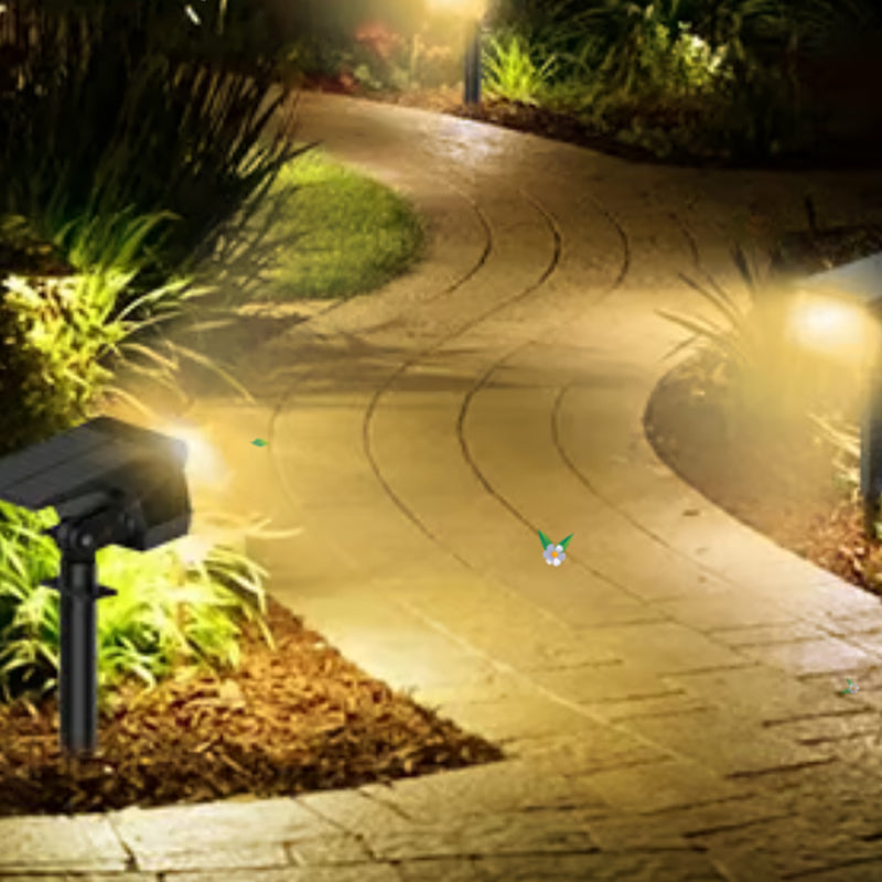 ☀️ Outdoor LED Solar Spotlights for Garden & Pathway