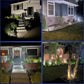 ☀️ Outdoor LED Solar Spotlights for Garden & Pathway