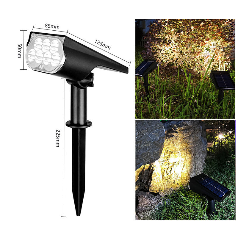☀️ Outdoor LED Solar Spotlights for Garden & Pathway