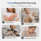 🐾 Breathable Crossbody Pet Carrier Sling Bag