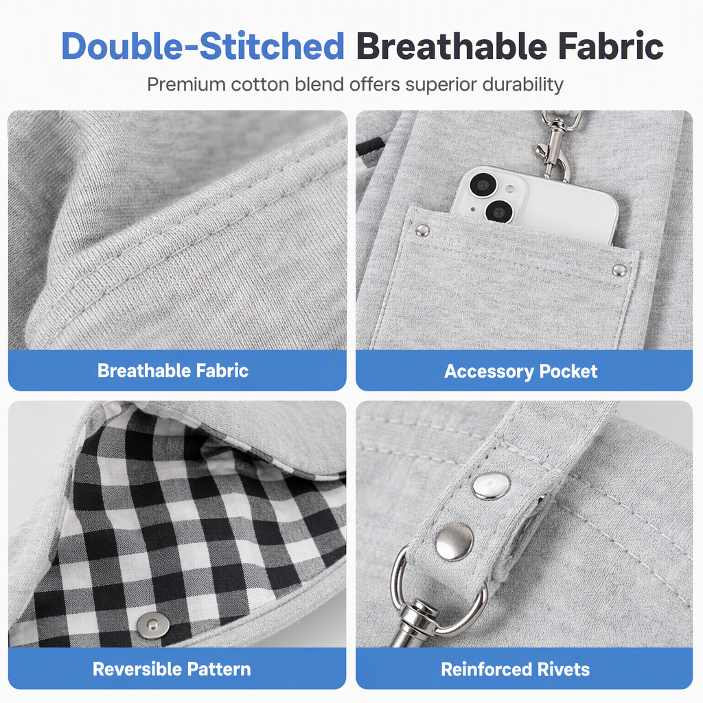 🐾 Breathable Crossbody Pet Carrier Sling Bag