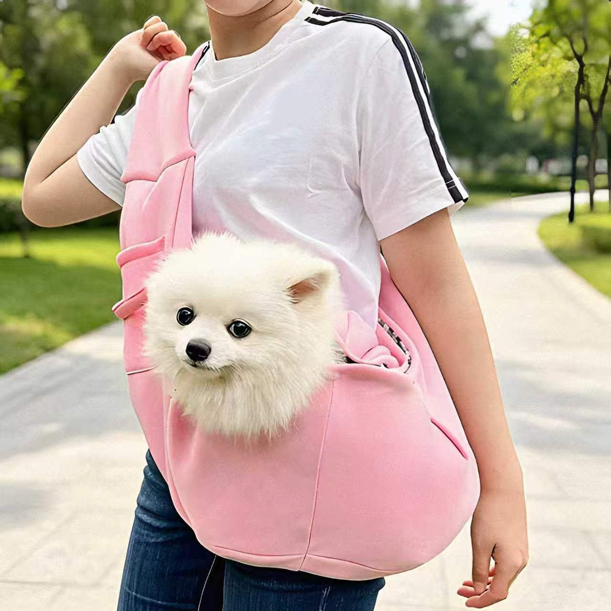 🐾 Breathable Crossbody Pet Carrier Sling Bag