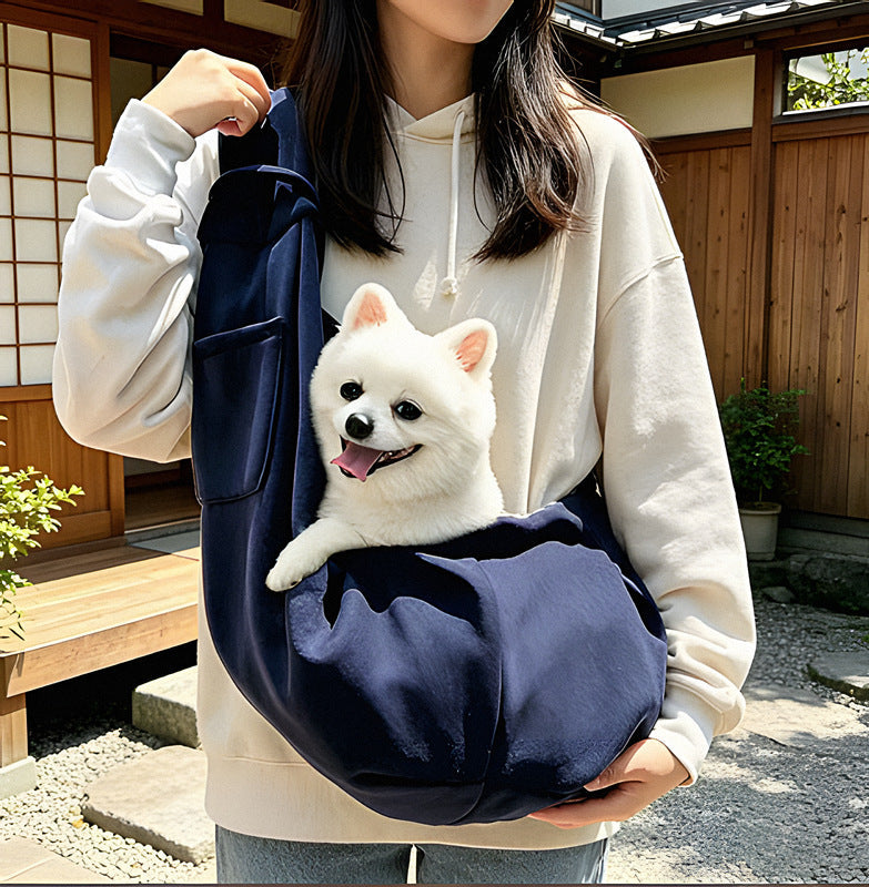🐾 Breathable Crossbody Pet Carrier Sling Bag