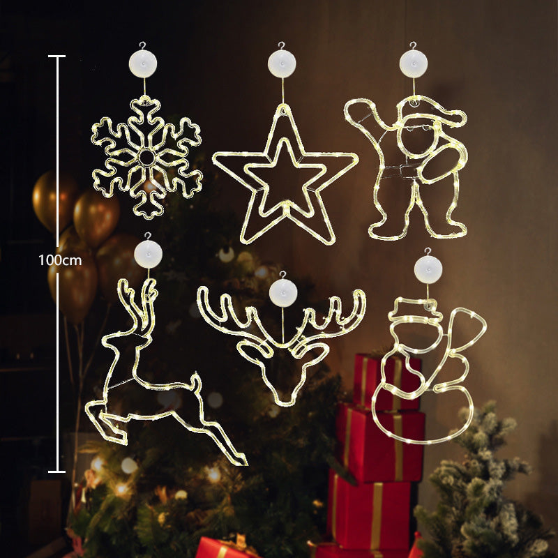 🎄 Christmas Suction-Cup LED Window Light