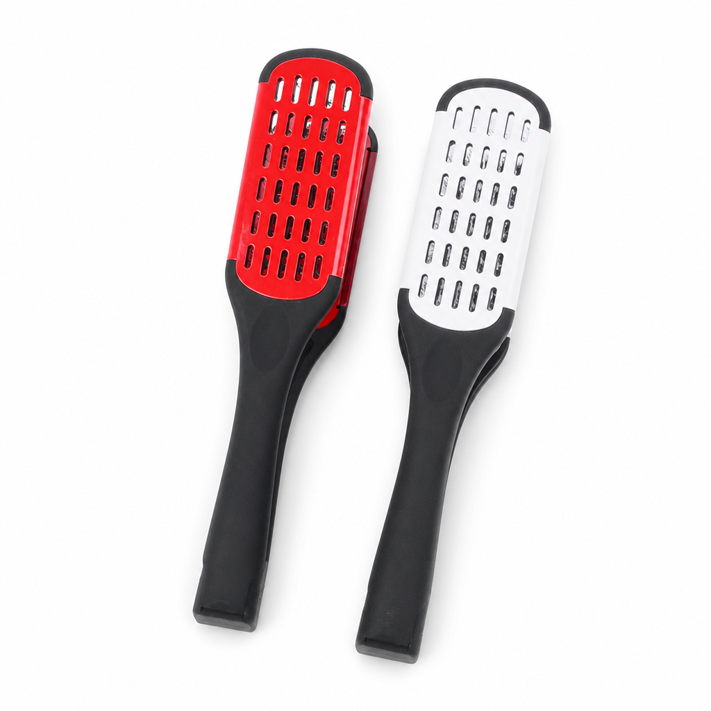 ✨ V-Shaped Heatless Hair Smoothing Comb – Anti-Frizz Styling Brush