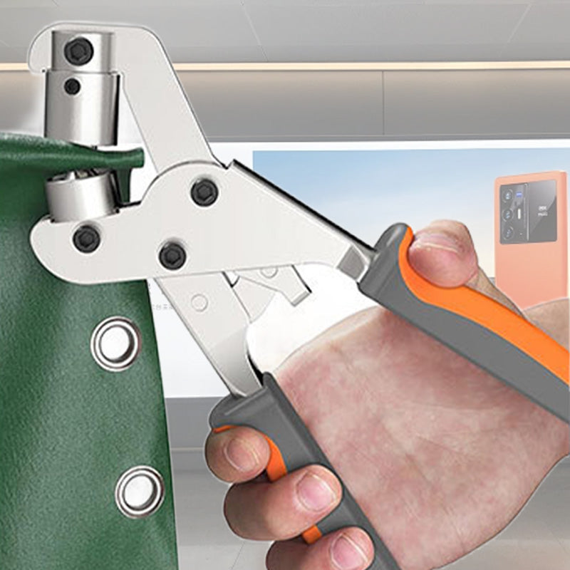 🛠️ Handheld Grommet Hole Punch Pliers Kit