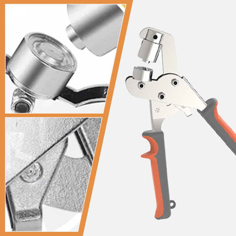 🛠️ Handheld Grommet Hole Punch Pliers Kit