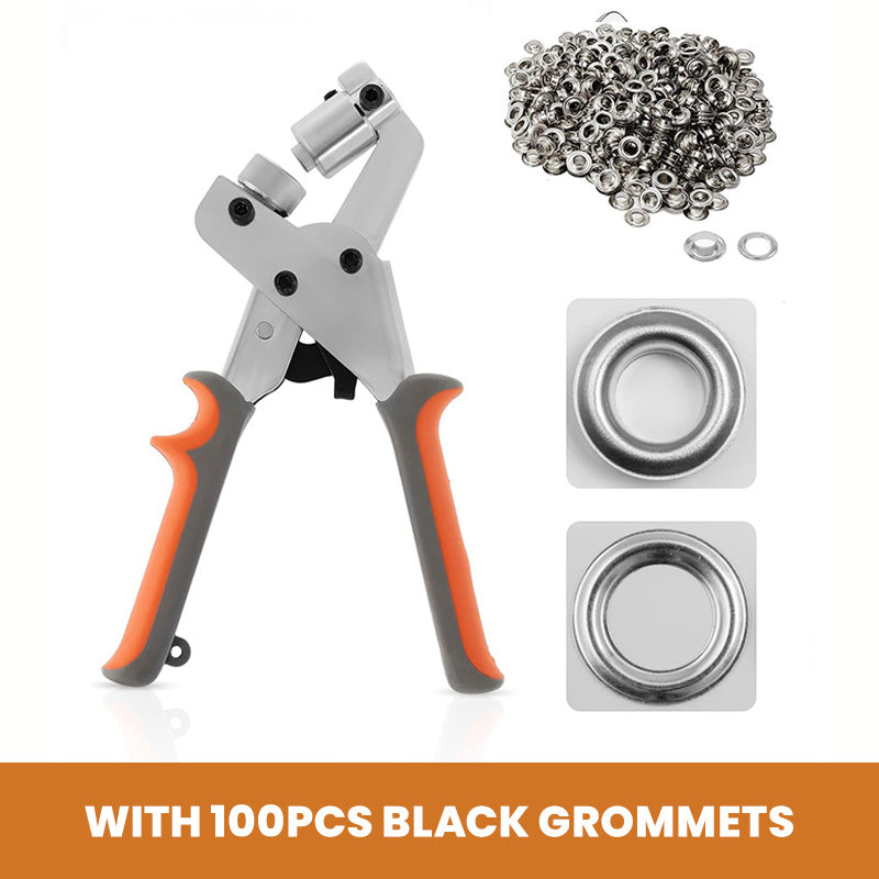 🛠️ Handheld Grommet Hole Punch Pliers Kit