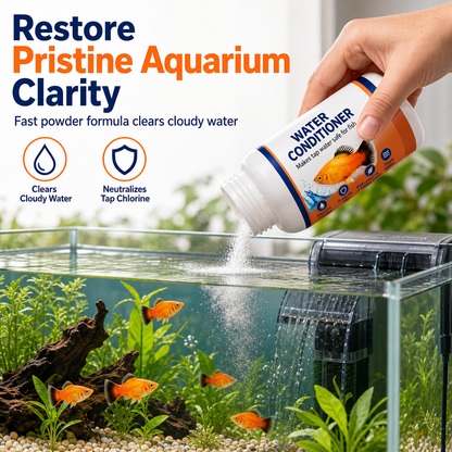 🐠 Freshwater Aquarium Water Clarifying Powder