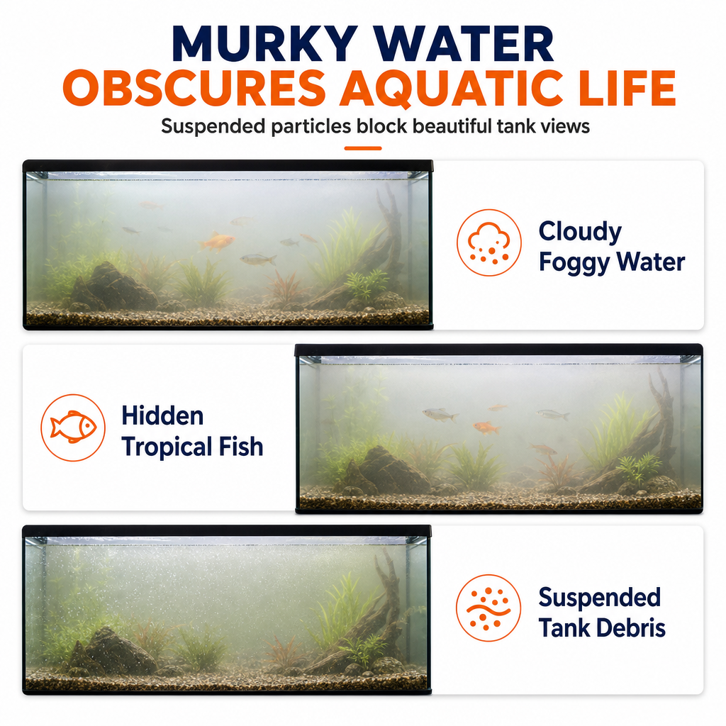 🐠 Freshwater Aquarium Water Clarifying Powder