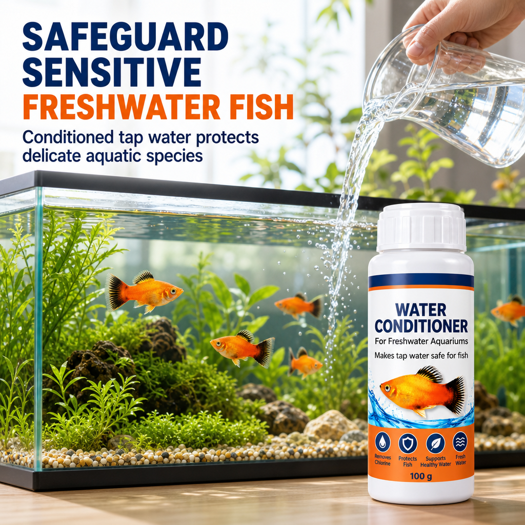 🐠 Freshwater Aquarium Water Clarifying Powder