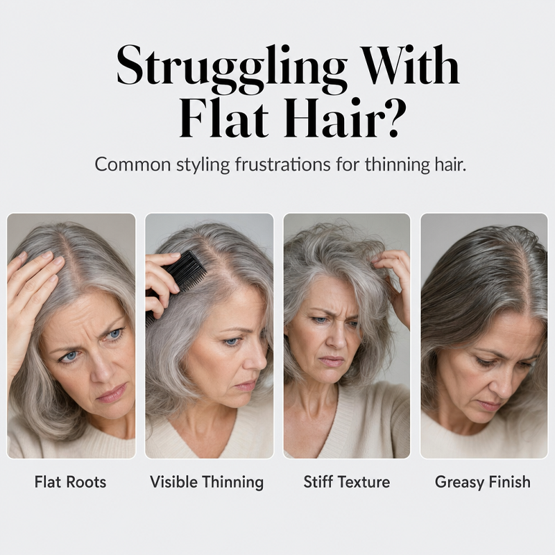 🍑 Lightweight Volumizing Hair Shaping Spray