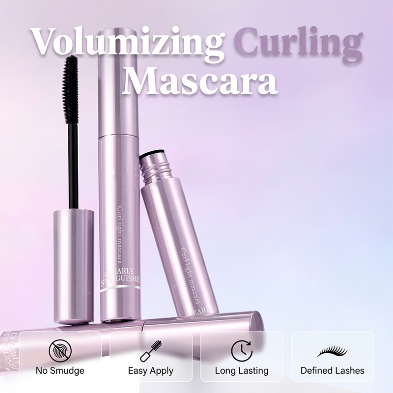 👁️ Volumizing & Curling Mascara – Black or Brown
