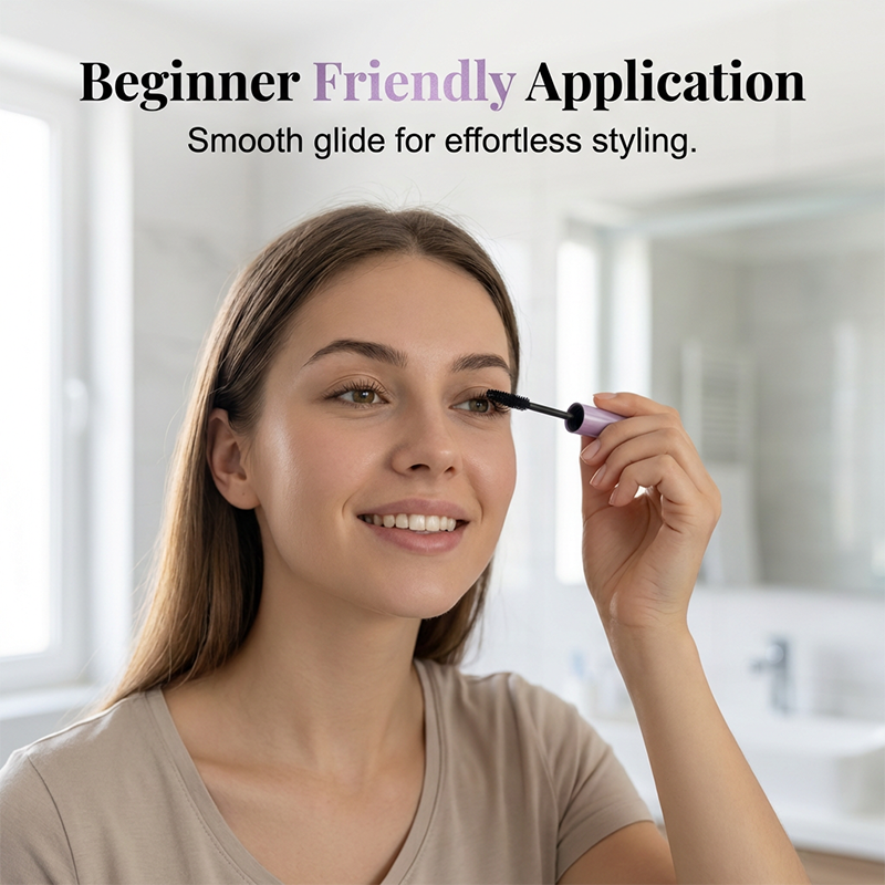 👁️ Volumizing & Curling Mascara – Black or Brown