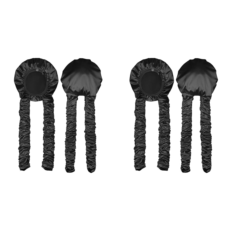 Heatless Curl Satin Bonnet for Overnight Hair Styling