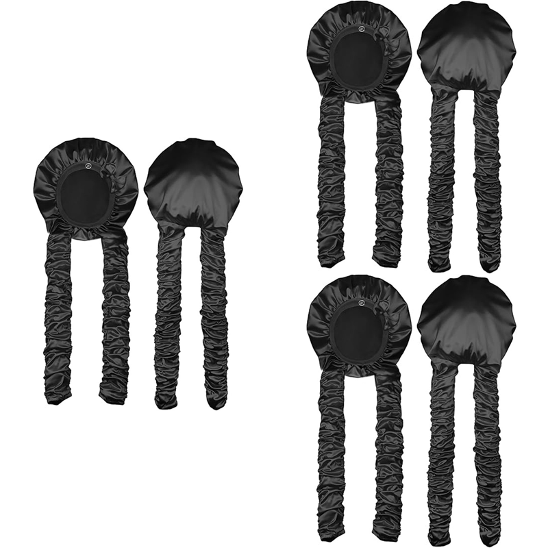 Heatless Curl Satin Bonnet for Overnight Hair Styling