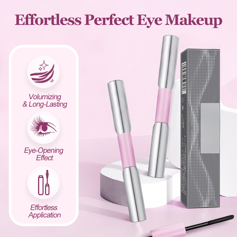 Double-Ended Waterproof Mascara for Volume & Length