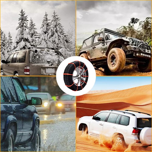 🔥2026 New Year Save 50% Off 🔥⛓️Universal Reusable Anti-skid Nylon Tire Chains❄️
