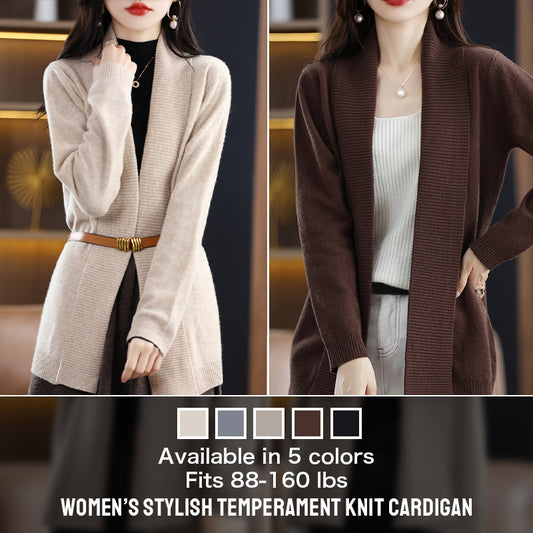 Women’s Stylish Temperament Knit Cardigan