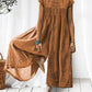 Vintage Wide Legs Cap Sleeves Jumpsuit