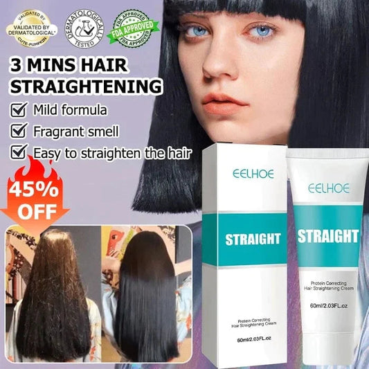 🔥Buy 2 get 1 free-Silk and Keratin Treatment Hair Straightening Cream