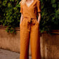 News Short-sleeved solid-color Jumpsuits