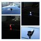 Solar Power Car Shark Fin Roof Antenna LED Flash Light