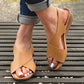Women's Arch Support Casual Platform Ankle Strap Leather Sandals