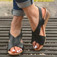 Women's Arch Support Casual Platform Ankle Strap Leather Sandals