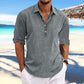 Men's  Summer Shirt Linen Shirt