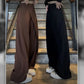 Women's Fashionable Irregular Patchwork Full-length Wide-leg Pants