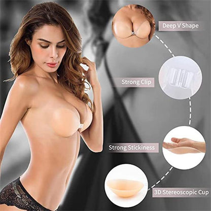 Adhesive invisible gathering bras（Choice of 87% of customers）