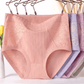 Large Size High Waist Cotton Antibacterial Anti-Side Leak Underwear
