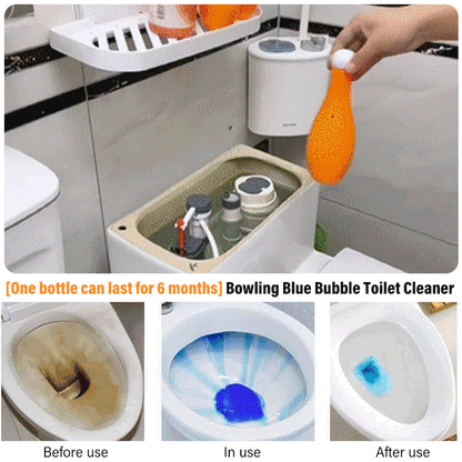 Bowling Blue Bubble Toilet Bowl Cleaner