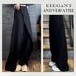 Women's Fashionable Irregular Patchwork Full-length Wide-leg Pants
